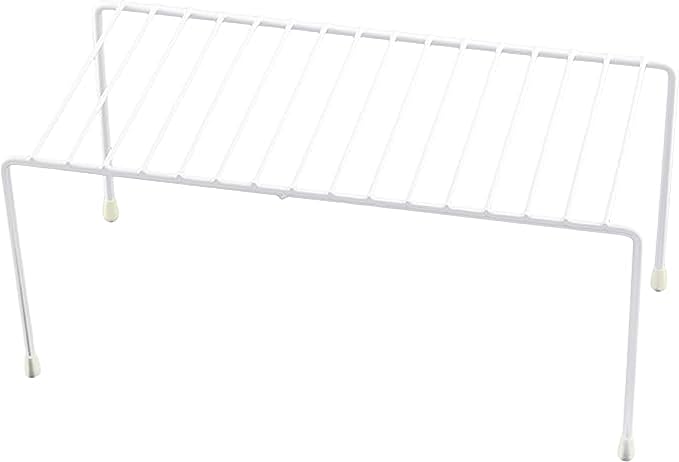 YBM Home 2553v Shelf Organizer and Storage Rack, 11"L x 5"W x 5"H, Silver