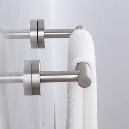9-Inch Hand Towel Bar SUS304 Stainless Steel Bathroom Towel Holder Kitchen Dish Cloth Hanger RUSTPROOF Wall Mount Brushed Finish