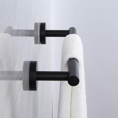 Matte Black Hand Towel Bar SUS 304 Stainless Steel 12-Inch Towel Rack Holder for Bathroom Wall Mount