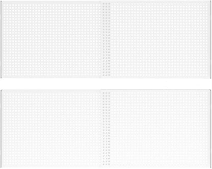 Adjustable Metal Closet Shelves, Heavy Duty Wall Mounted Expandable Tension Shelf Divider for Locker Wardrobe Cupboard (17''-31.5" L; 11.8" W), Set of 2