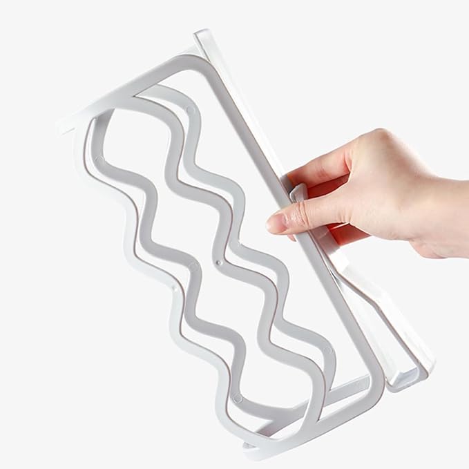 Zerodeko Closet Shelf Divider Sturdy Plastic Separator for Organizing Clothes Towels Accessories for Kitchen Cabinets Libraries Office Storage Random