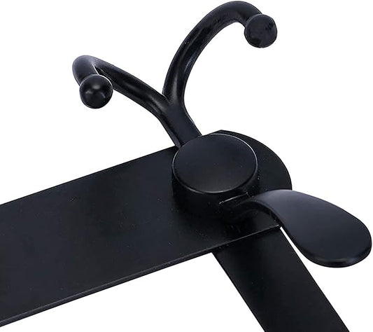 Encozy Over The Door Hooks,Coat Rack for Hanging Clothes Hat Towel (Heavy Duty Black 1pcs) …