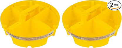 Bucket Boss - Bucket Stacker Small Parts Organizer, Bucket Organization (15051), Yellow (Pack of 2)