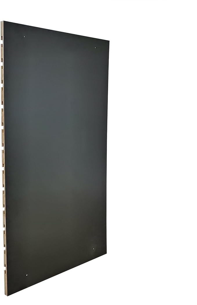 FixtureDisplays® 24 X 40" Black Slatwall Panel Retail Store Display Garage Tool Organizer Literature 11709-1-BLACK-NF