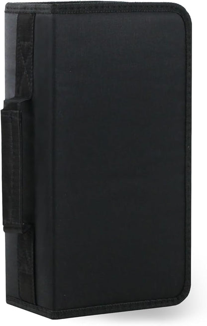 DVD Case CD Storage,128 Capacity CD Cases Holder DVD Storage Case Holders CD DVD Disc Case Storage Wallet Binder for Car Home Office Travel (128 Black)