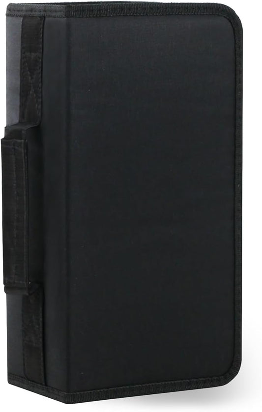 DVD Case CD Storage,128 Capacity CD Cases Holder DVD Storage Case Holders CD DVD Disc Case Storage Wallet Binder for Car Home Office Travel (128 Black)