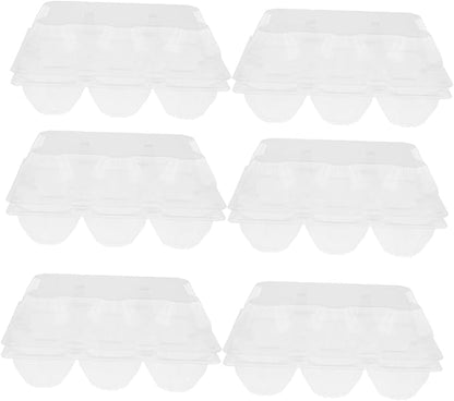 Clear Goose Egg Packaging Box 2-Slot Transparent Pvc Egg Holder for Refrigerator Storage and Safe Transport Lightweight Organizer for Gifting