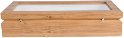 OYOBox Maxi Luxury Eyewear Organizer, Lacquered Wood Box for Glasses + Sunglasses