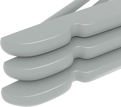 Utopia Home Premium Wooden Hangers 20 Pack - Durable & Slim Coat Hanger - Suit Hanger with 360-Degree Rotatable Hook - Wood Hangers with Shoulder Grooves (Grey Color)
