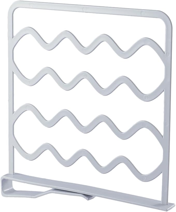 Zerodeko Closet Shelf Divider Sturdy Plastic Separator for Organizing Clothes Towels Accessories for Kitchen Cabinets Libraries Office Storage Random