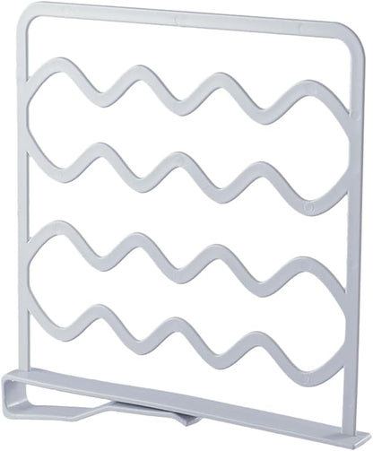 Zerodeko Closet Shelf Divider Sturdy Plastic Separator for Organizing Clothes Towels Accessories for Kitchen Cabinets Libraries Office Storage Random
