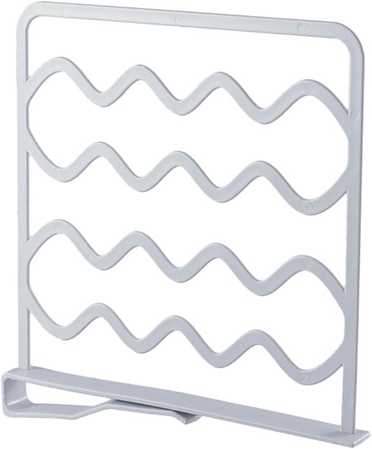 Zerodeko Closet Shelf Divider Sturdy Plastic Separator for Organizing Clothes Towels Accessories for Kitchen Cabinets Libraries Office Storage Random
