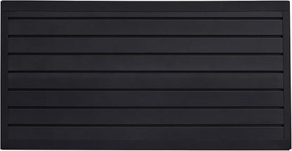 VEVOR Slat Wall Paneling, 2 x 4 ft, PVC Garage Slatwall with Modular Design, Black Slat Wall Easy-to-Install Adjustable Slatwall Panel with Coupling Structure & DIY Cutting, Fits for Storage & Display