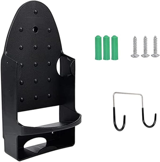 Wall-Mounted Ironing Board Hanger, Heat Resistant Iron Holder for Household & Bathroom