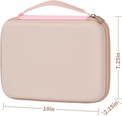 GWCASE Ring Organizer Storage Case - Jewelry Ring Display Collector Box with 42 Slots. Rings Case Holder Showcase Fits for 50+ Rings, Earrings, Brooches and Cufflinks (Box Only)-Pink