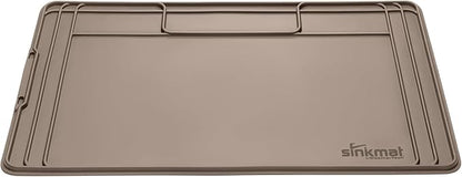 WeatherTech SinkMat – Waterproof Under Sink Liner Mat for Kitchen Bathroom – 46” x 22” Inches - Durable, Flexible Tray – Home undersink Organizer Must Haves, Tan