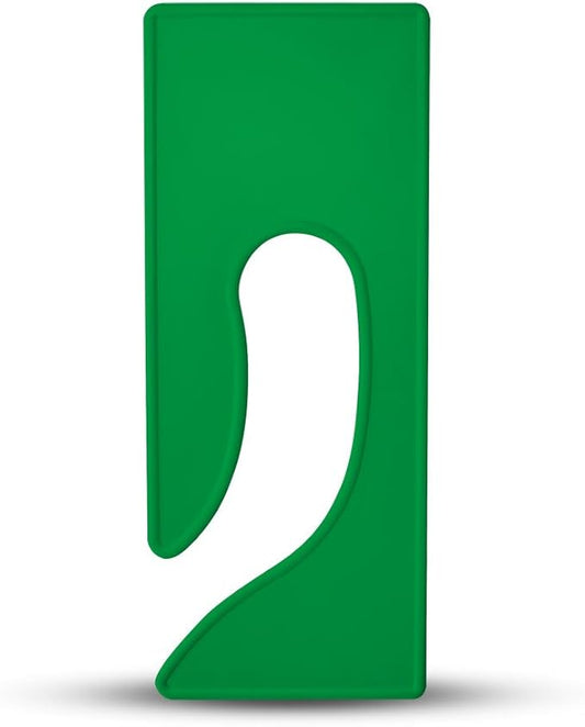 Blank King Rectangle Dividers and Quantities (100, Green)