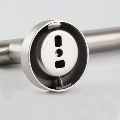 GERZWY 9-Inch Small Kitchen Towel Bar Brushed Stainless Steel Cabinet Hand Towel Bar Wall Mounted Bathroom Organizer AG1101C23-LS