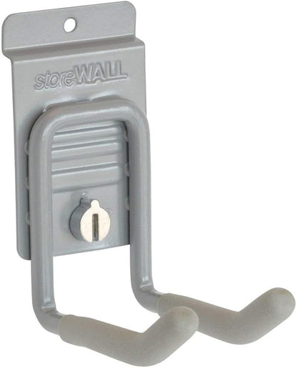 Heavy Duty Universal Slatwall Double Hook with CamLok (Pack of 4)