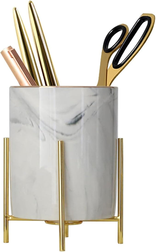 Pen Holder for Desk Cute &Home and Office Decor for Makeup Brush Holder Cup, Stationery Holder, School