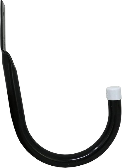 8092E Incredibly Heavy Duty Steel Garage Storage/Large U-Shaped Utility Hooks, 4 Pack, Black