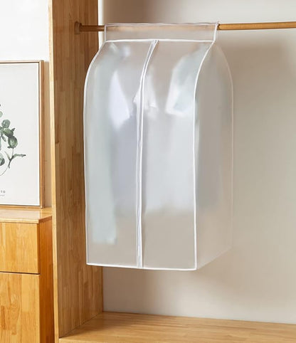 XIAKE Garment Bags M/oth-proof Dust Cover Coat Hanging Clothes Storage Bag Premium Thickened Clothing Organizer Moisture-proof Dust-proof Clothes Cover