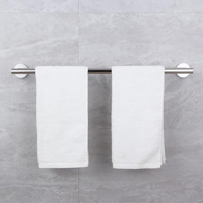 SUS 304 Stainless Steel 24-Inch Towel Bar Wall Mounted for Bathroom Modern Style Polished Finish