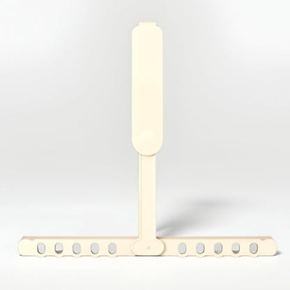 Foldable Clothes Drying Rack for Small Spaces — Portable, Rust-Proof, Easy Fold & Carry — Ideal for Travel, Apartment, Dorm (White)