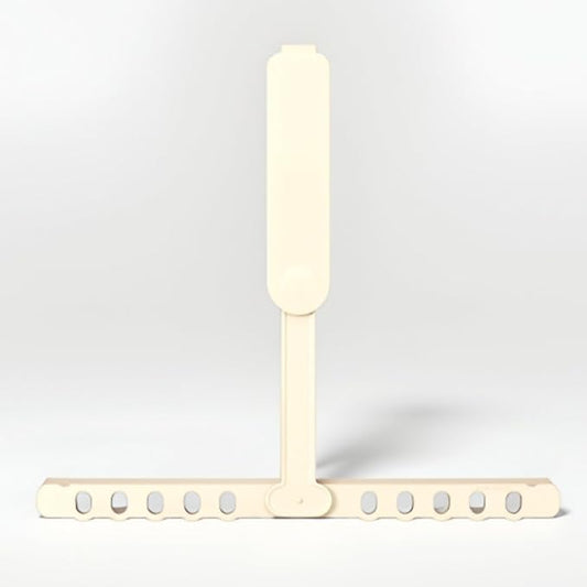 Foldable Clothes Drying Rack for Small Spaces — Portable, Rust-Proof, Easy Fold & Carry — Ideal for Travel, Apartment, Dorm (White)