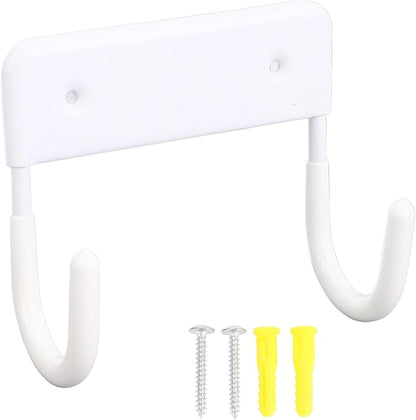 Ironing Board Hanger, Iron Wall Mount Holder for Laundry Rooms,Wall Mounted Iron Board Hook for Laundry Room Organization (Milky White)