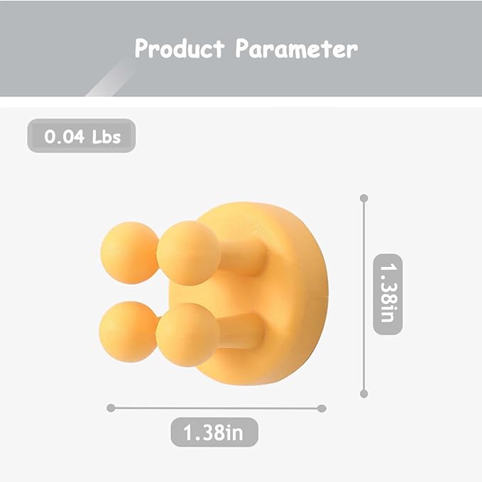 Silicone Toothbrush Holders for Bathrooms - 4 Pcs Wall Mounted Shower Razor Holder in 4 Colors