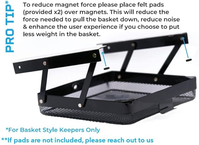 KEEPERS - Under Desk Drawer Slide Out – Metal Under Desk Storage Drawer for Office, Home, RV, Kitchen – Slim Under Table Drawer Attachment with Easy DIY Mount - Under Desk Organizer - 13x10x2.5In