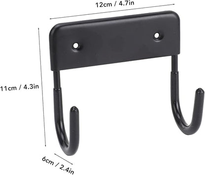 Ironing Board Hanger, Iron Wall Mount Holder for Laundry Rooms,Wall Mounted Iron Board Hook for Laundry Room Organization (Matte Black)