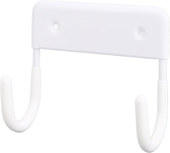 Ironing Board Hanger, Iron Wall Mount Holder for Laundry Rooms,Wall Mounted Iron Board Hook for Laundry Room Organization (Milky White)