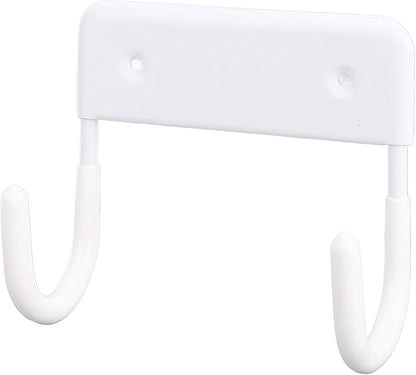 Ironing Board Hanger, Iron Wall Mount Holder for Laundry Rooms,Wall Mounted Iron Board Hook for Laundry Room Organization (Milky White)