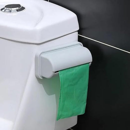 Trash Bag Dispenser Wall Mount, Small Garbage Bag Dispenser and Holder, Plastic Liner Organizer for Kitchen, Bathroom, Cabinet or Under Sink Storage – 3 Pack