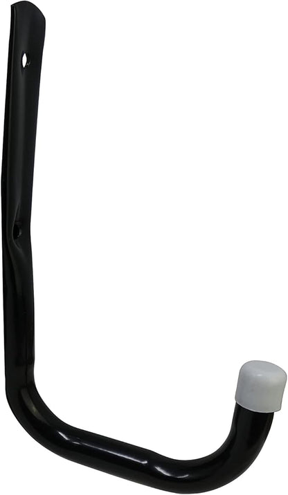 Shepherd Hardware 8089E Heavy Duty Steel 5-Inch Garage Storage Utility Hooks, 4 Pack, Black