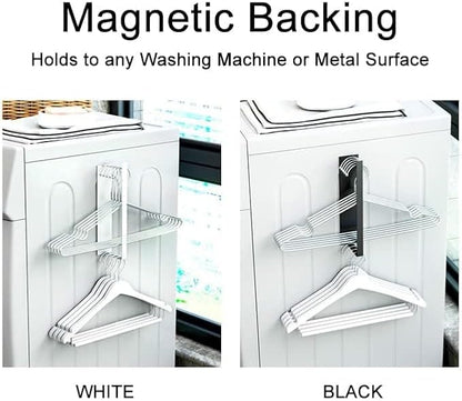 Magnetic Hanger Organizer for Washing Machine & Closet Laundry Room,Hanger Storage Rack Stacker