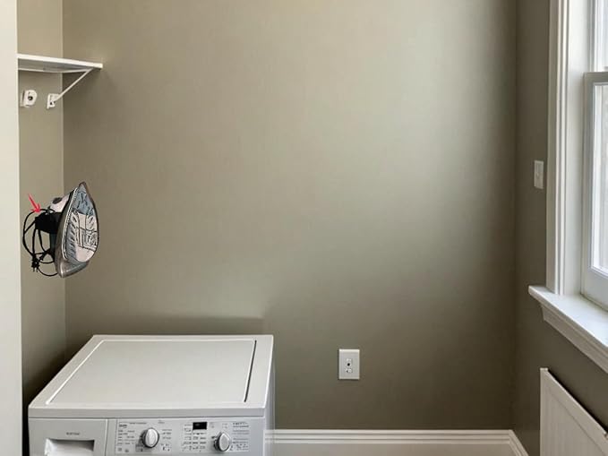 Iron Wall Mount, Universal Design, Modern Look, Made to Fit Clothing Irons, Laundry Room Organization, Laundry Room Essentials, Ironing Board Accessories, Made in Texas, 1 pc.