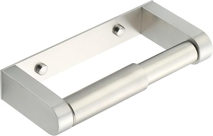 Alise Toilet Paper Holder,Spring Loaded Bathroom Toilet Paper Holder Wall Mount SUS304 Stainless Steel Tissue Holder Toilet Paper Roll Holder for Toilet,Washroom,RV,Brushed Nickel