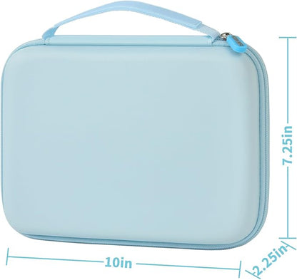 GWCASE Ring Organizer Storage Case - Jewelry Ring Display Collector Box with 42 Slots. Rings Tray Holder Showcase Fits for 50+ Rings, Earrings, Brooches and Cufflinks (Box Only)-Blue