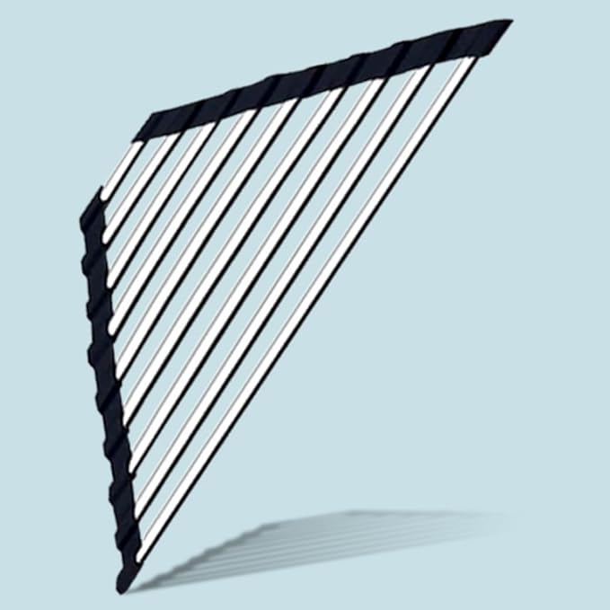 Roll Up Dish Drying Rack and Triangle Dish Drying Rack for Sink,over the Sink Dish Drying Rack , Kitchen Corner Dishes Drainer Mat, Foldable Stainless Steel Corner Sink Rack for Kitchen (Triangle)