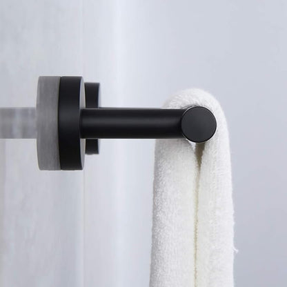 Matte Black Hand Towel Bar SUS 304 Stainless Steel 12-Inch Towel Rack Holder for Bathroom Wall Mount