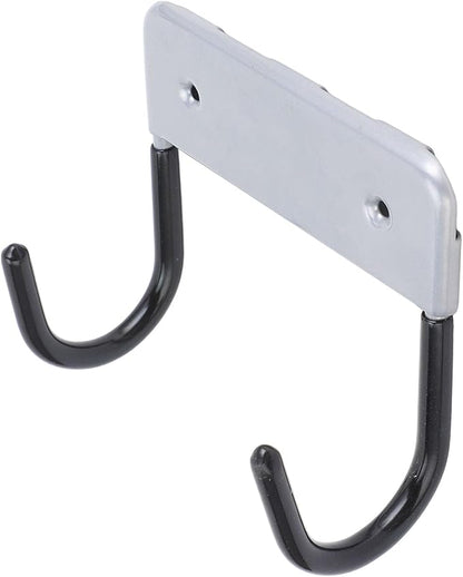 Ironing Board Holder Wall Mount, Iron Metal Ironing Board Hanger, Space Saving Iron Board Hook Wall Mount for Laundry Room Organization and Storage (Silver Gray)
