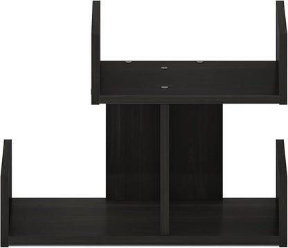 Furinno HERMITE Desk File Folder Organizers, 3-Shelf Desktop Office Organization Racks, Desk Top Display Book Shelf, for Paper, Office Supplies, Magazine, Espresso