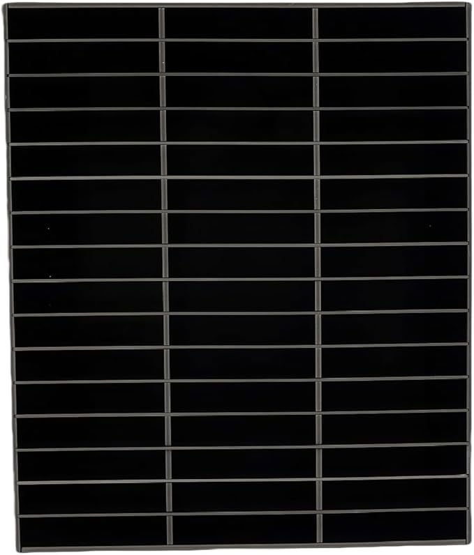 Mailbox for Classroom, 48 Compartments Paper Organizer Storage, 16 Layer Mail Organizer for Home School Office (Black, 48 Slots)