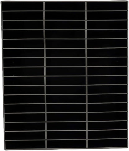 Mailbox for Classroom, 48 Compartments Paper Organizer Storage, 16 Layer Mail Organizer for Home School Office (Black, 48 Slots)