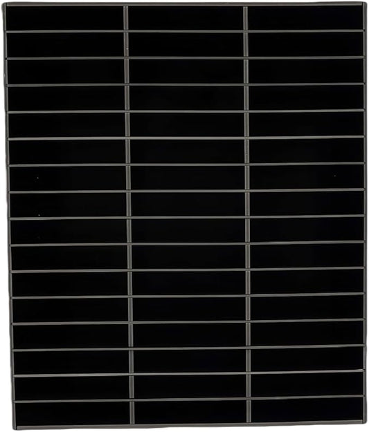 Mailbox for Classroom, 48 Compartments Paper Organizer Storage, 16 Layer Mail Organizer for Home School Office (Black, 48 Slots)