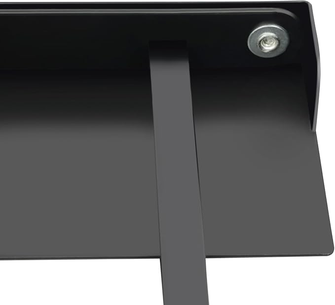 Magnetic Folding Shelf, Magnetic Multi-Purpose Organizer Shelf Magnet Rack Mount on Washing Machine or Fridge, Durable Folding Rack for Laundry Room, Bathroom, Kitchen (Black)