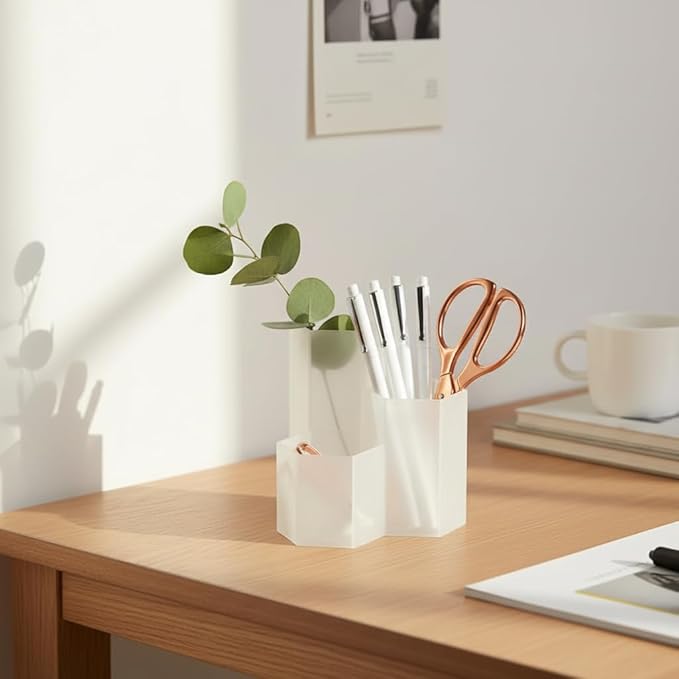 Pencil Holder Pens Cup Pencil Organizer Cute Pencil Holder for Desk for Office School Home